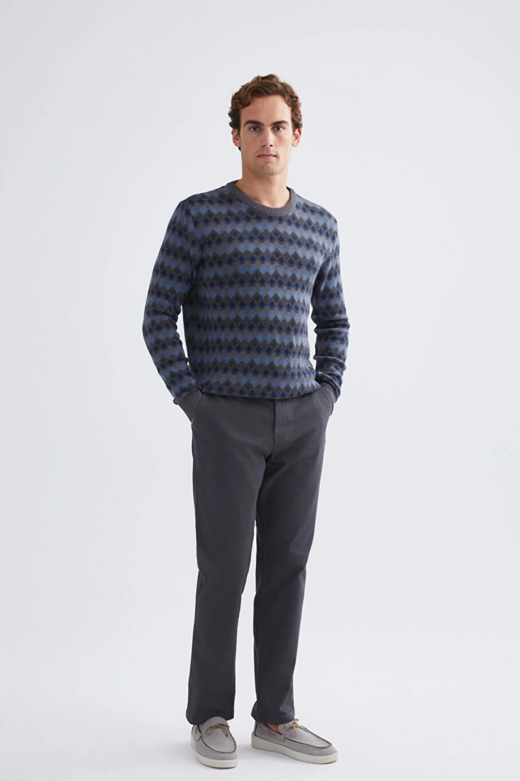 LCWAIKIKI Classic Antrasit Standart Kalıp Erkek Chino Pantolon