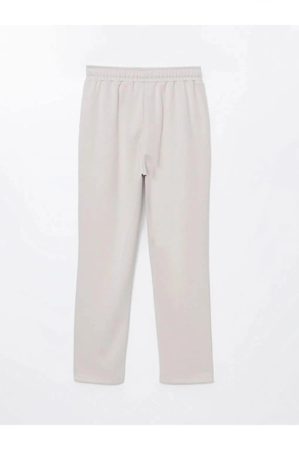 LCWAIKIKI Classic bej Beli Lastikli Kadın Eşofman Altı