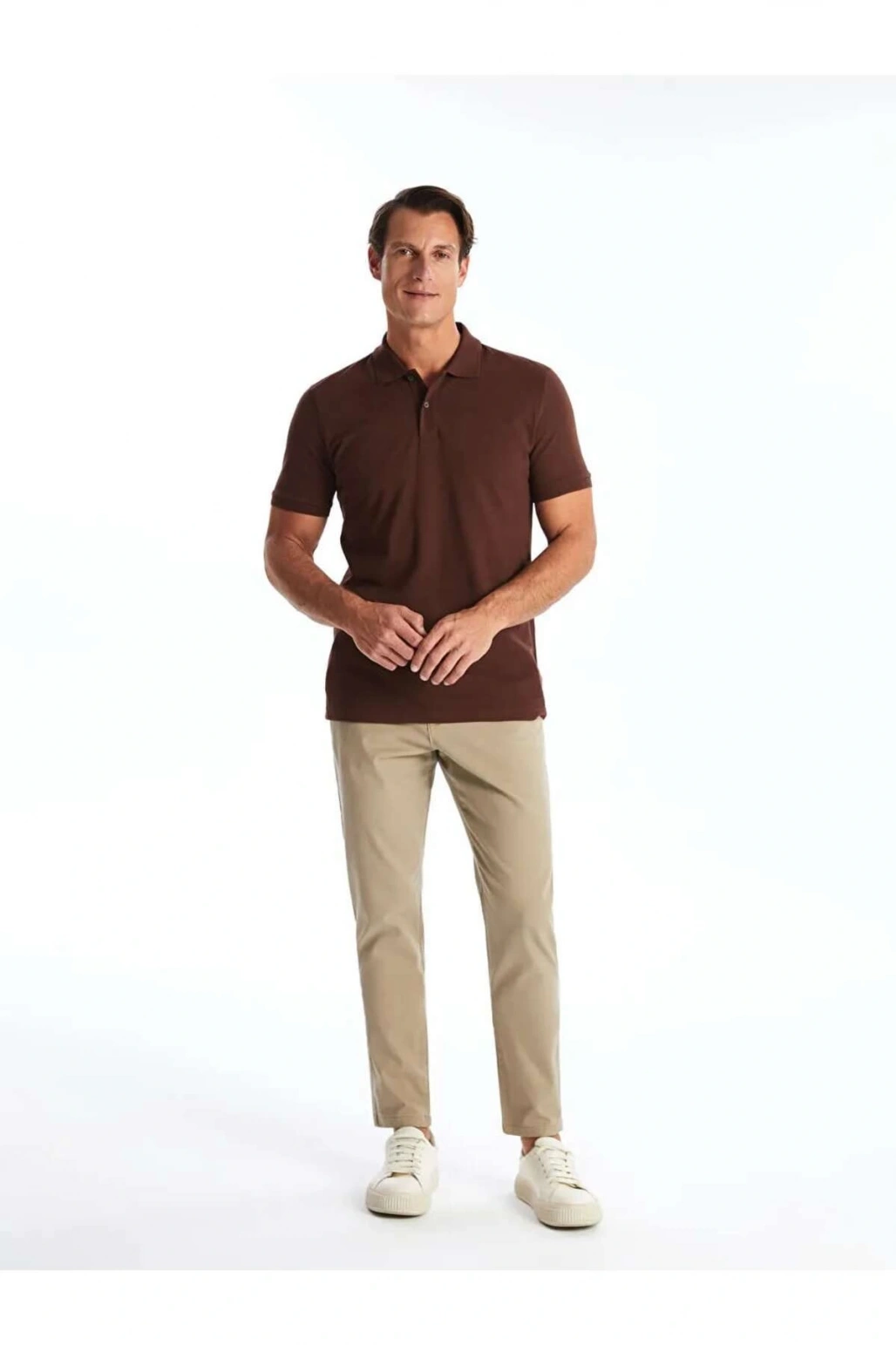 LCWAIKIKI Classic Bej Dar Kalıp Erkek Chino Pantolon