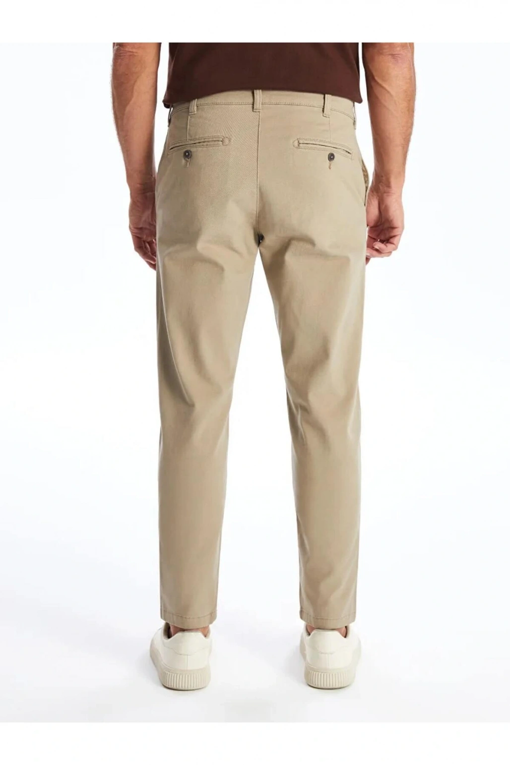 LCWAIKIKI Classic Bej Dar Kalıp Erkek Chino Pantolon