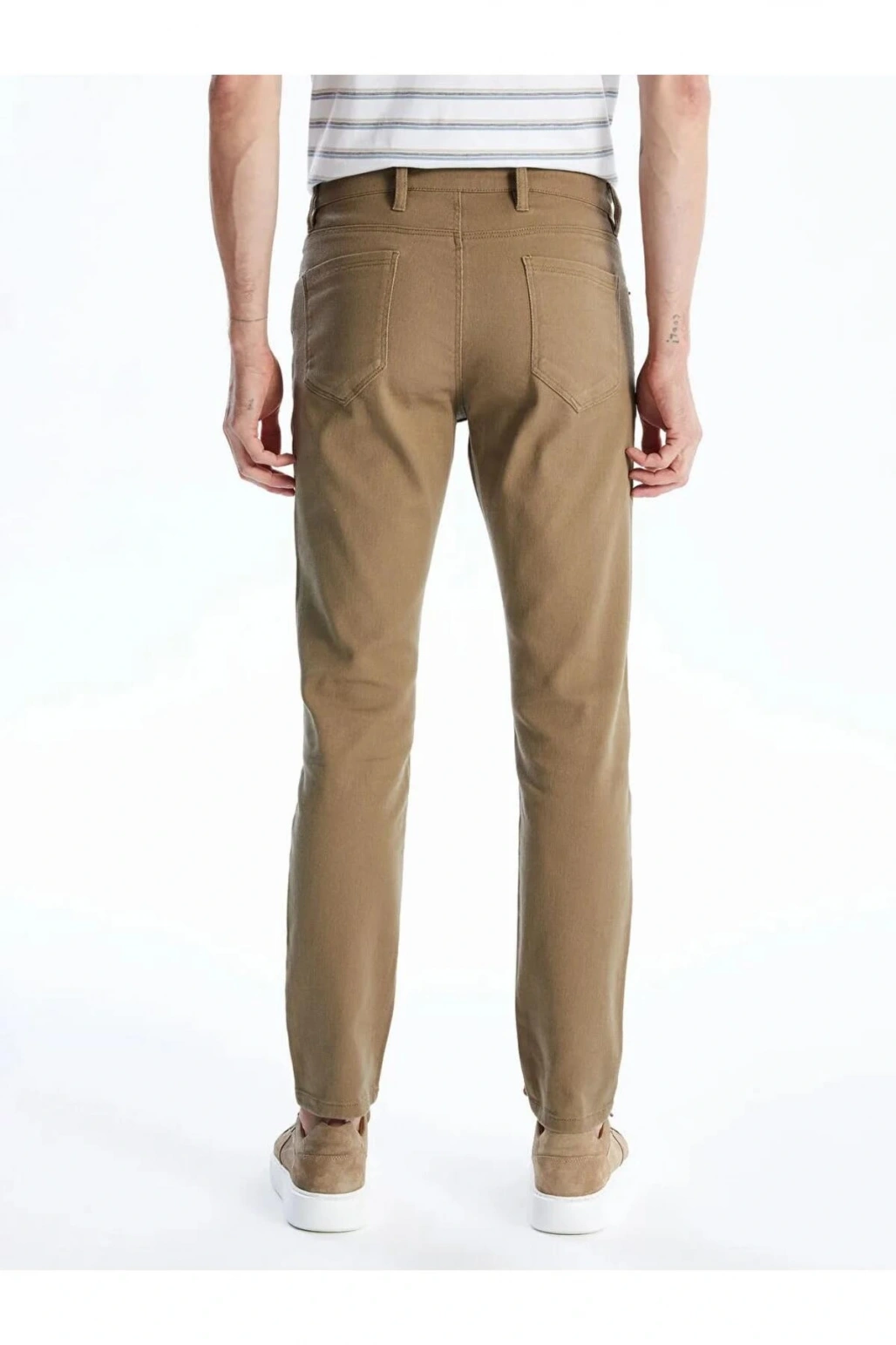 LCWAIKIKI Classic Bej Dar Kalıp Erkek Chino Pantolon