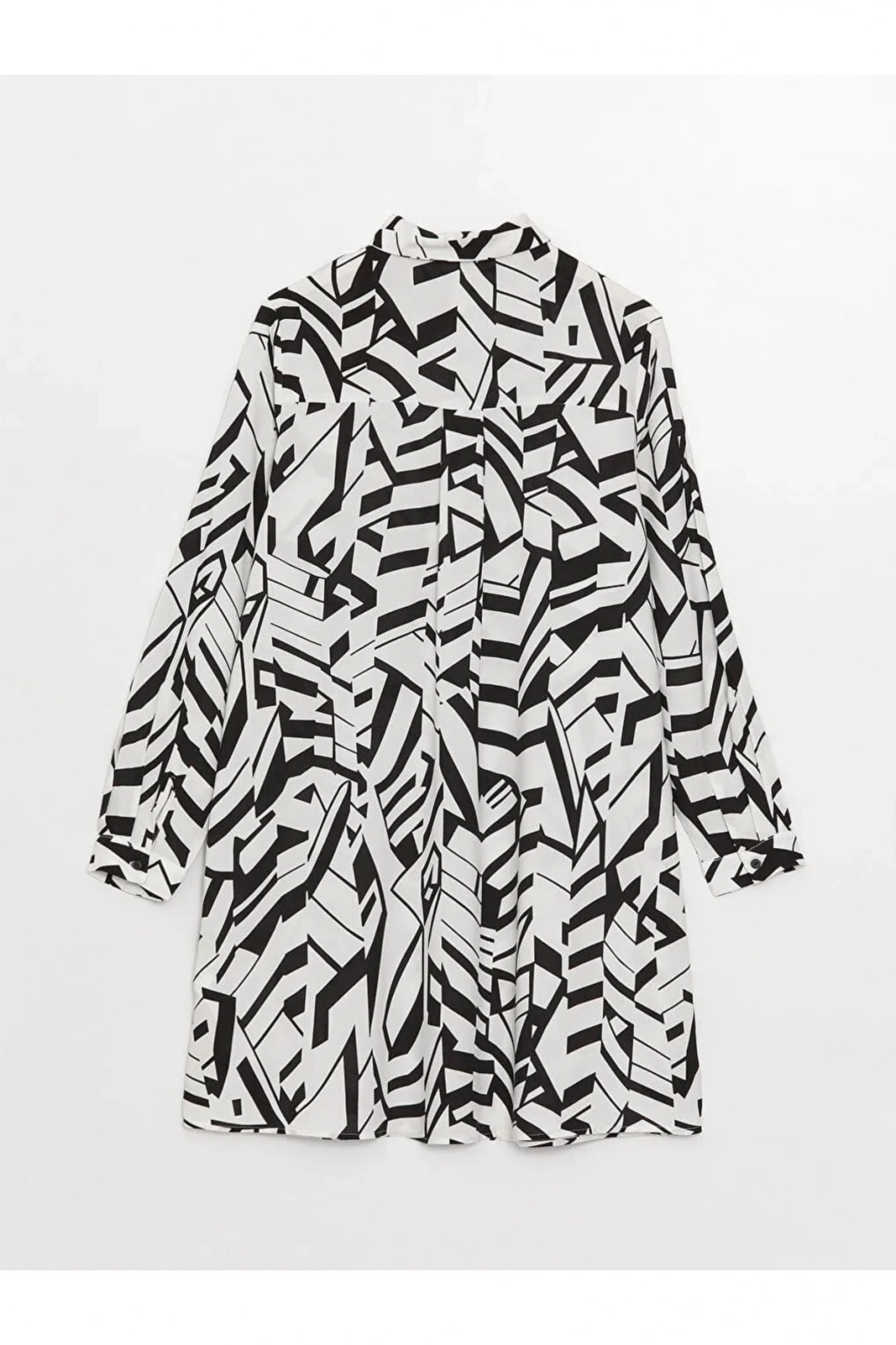 LCWAIKIKI Classic Bej Desenli Kadın Gömlek Tunik