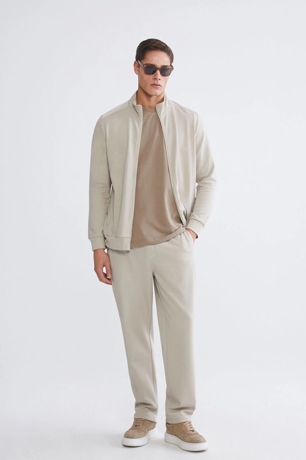 LCWAIKIKI Classic Bej Standart Kalıp Erkek Eşofman Altı