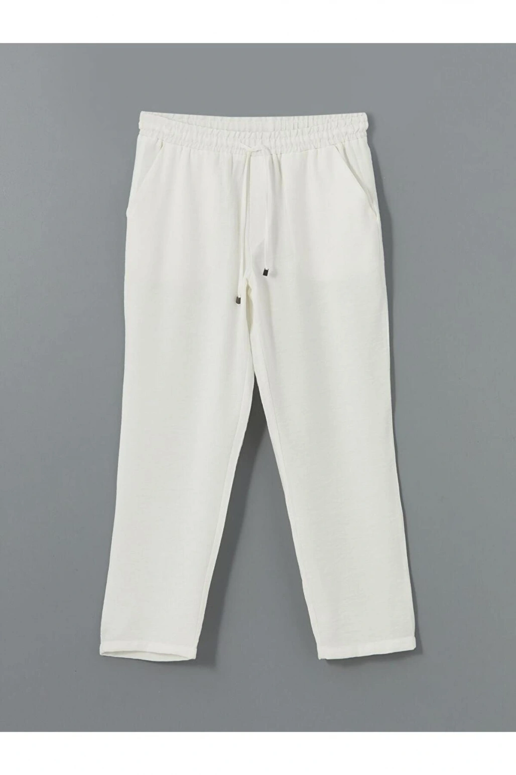 LCWAIKIKI Classic Beli Lastikli Loose Fit Kadın Pantolon