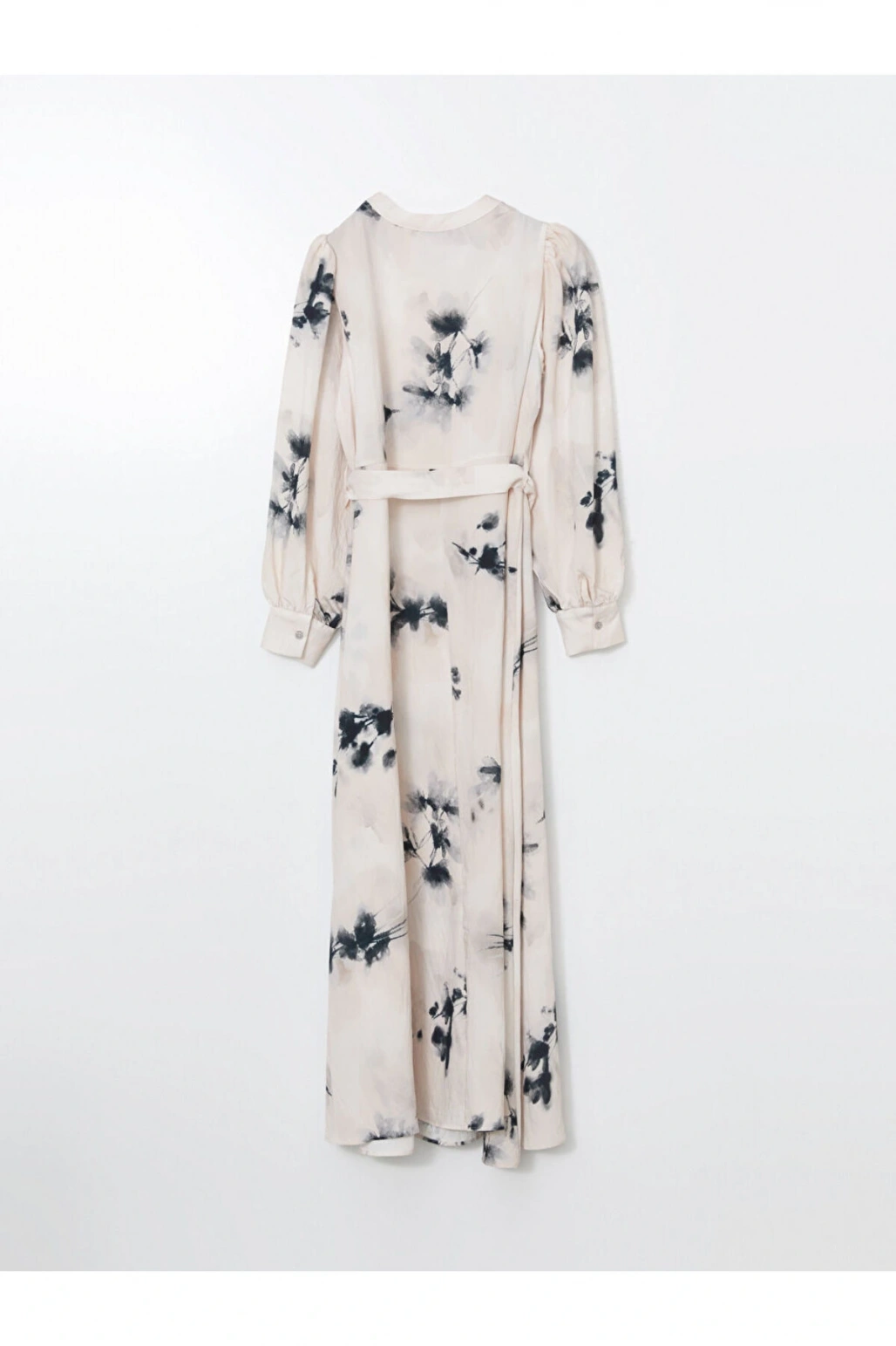 LCWAIKIKI Classic Bisiklet Yaka Desenli Kadın Elbise