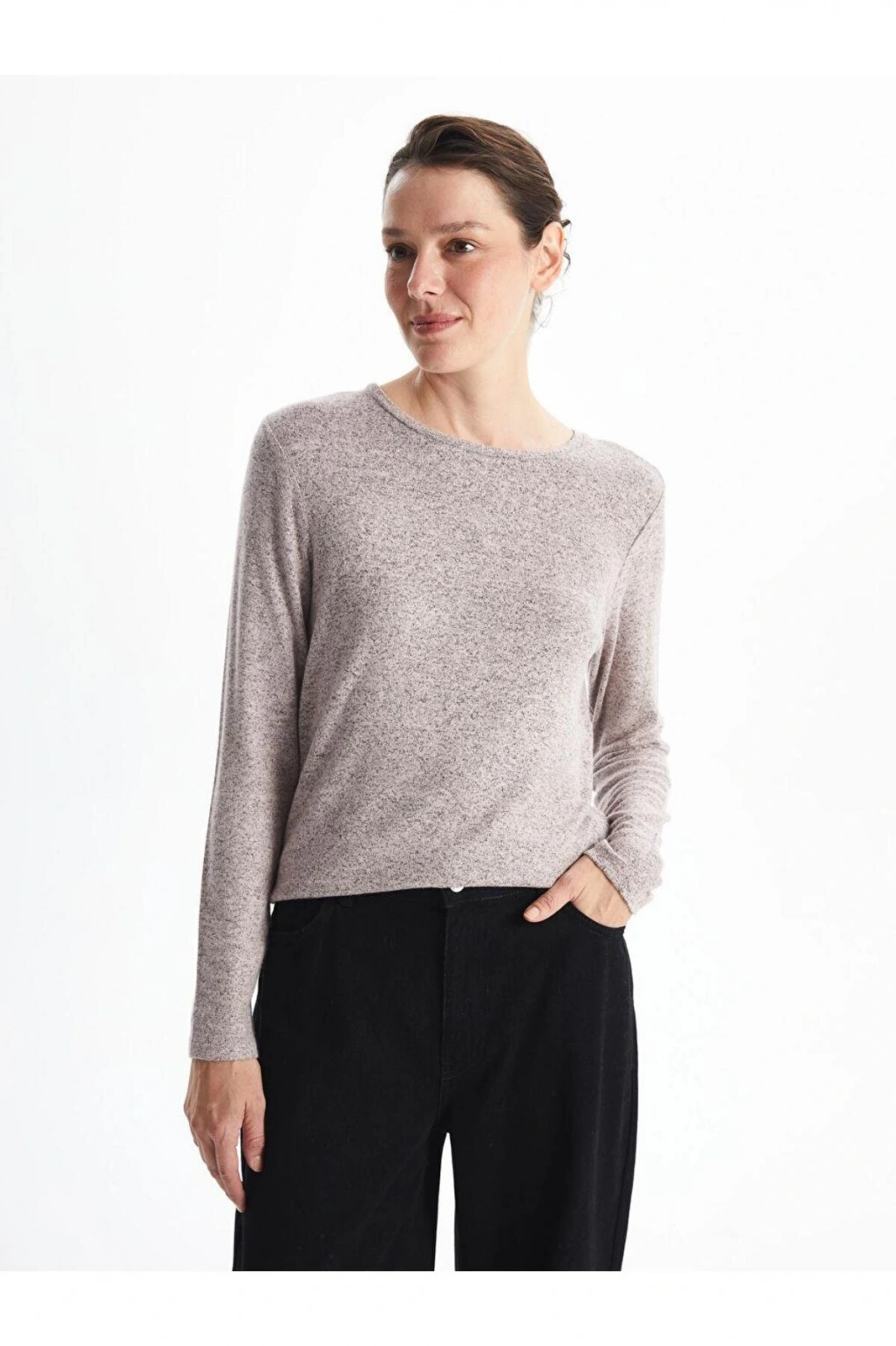 LCWAIKIKI Classic Bisiklet Yaka Kadın Tişört