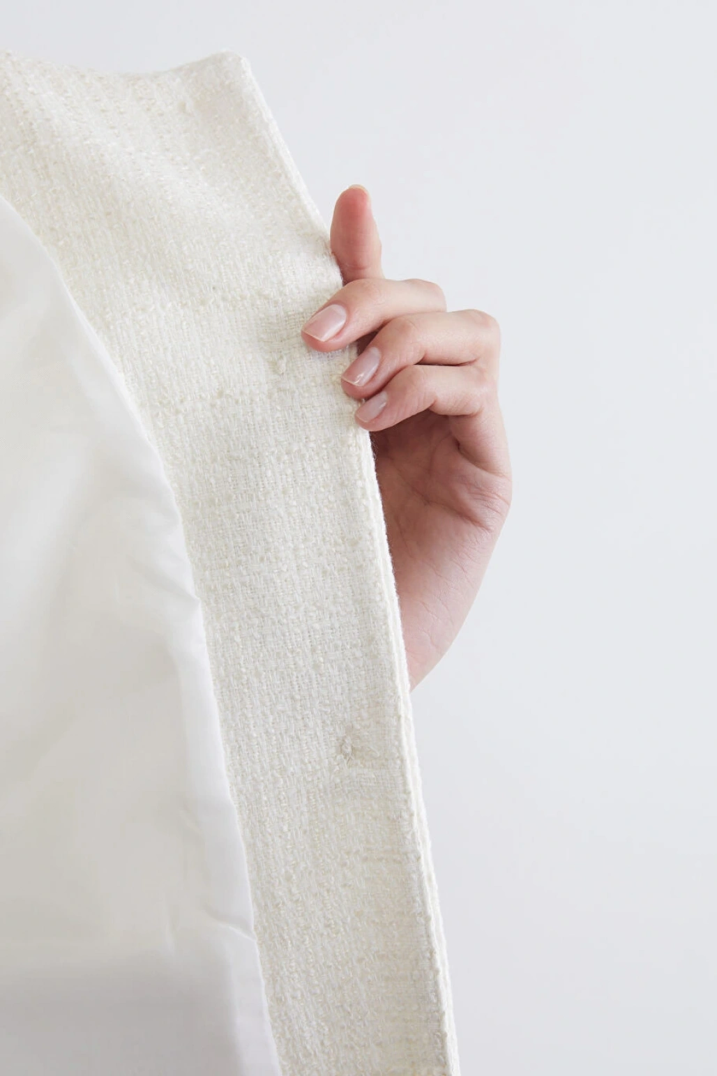 LCWAIKIKI Classic Ekru Bisiklet Yaka Kadın Ceket