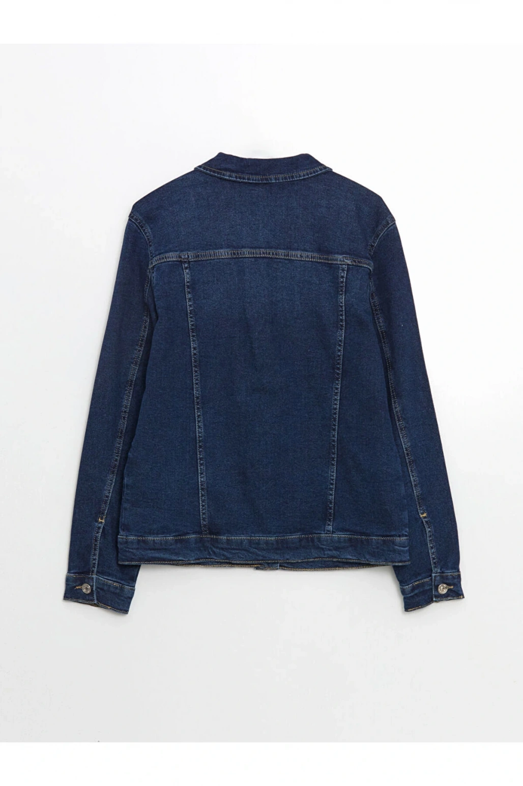 LCWAIKIKI Classic Gömlek Yaka Kadın Jean Ceket