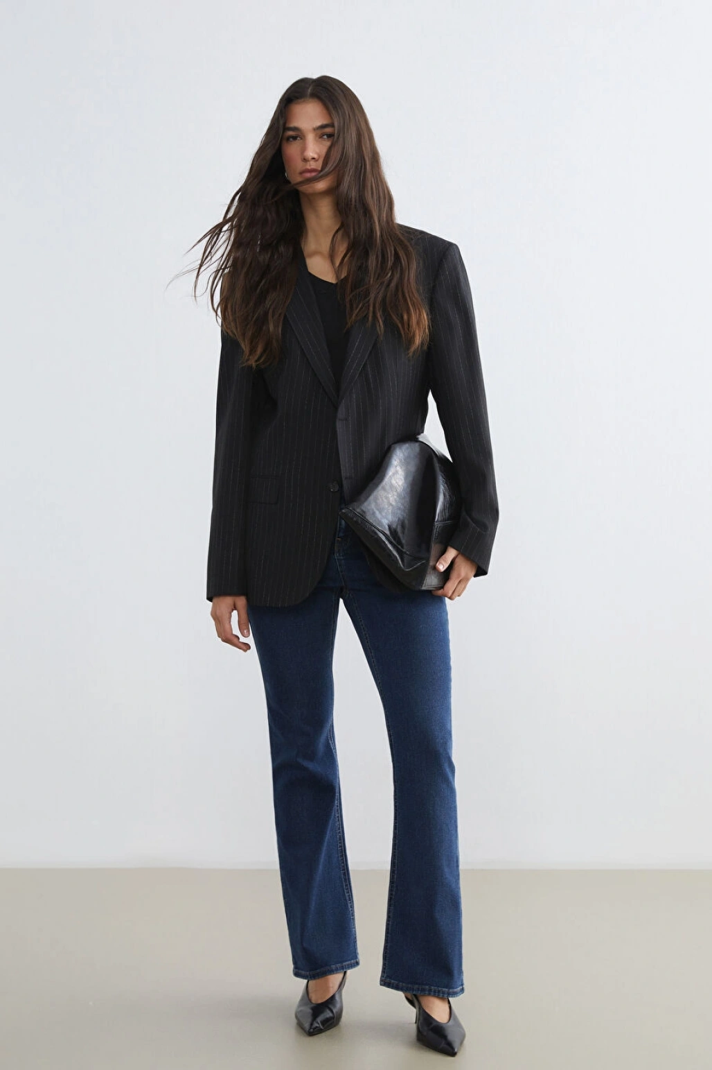 LCWAIKIKI Classic Indigo Flare Kadın Jean Pantolon