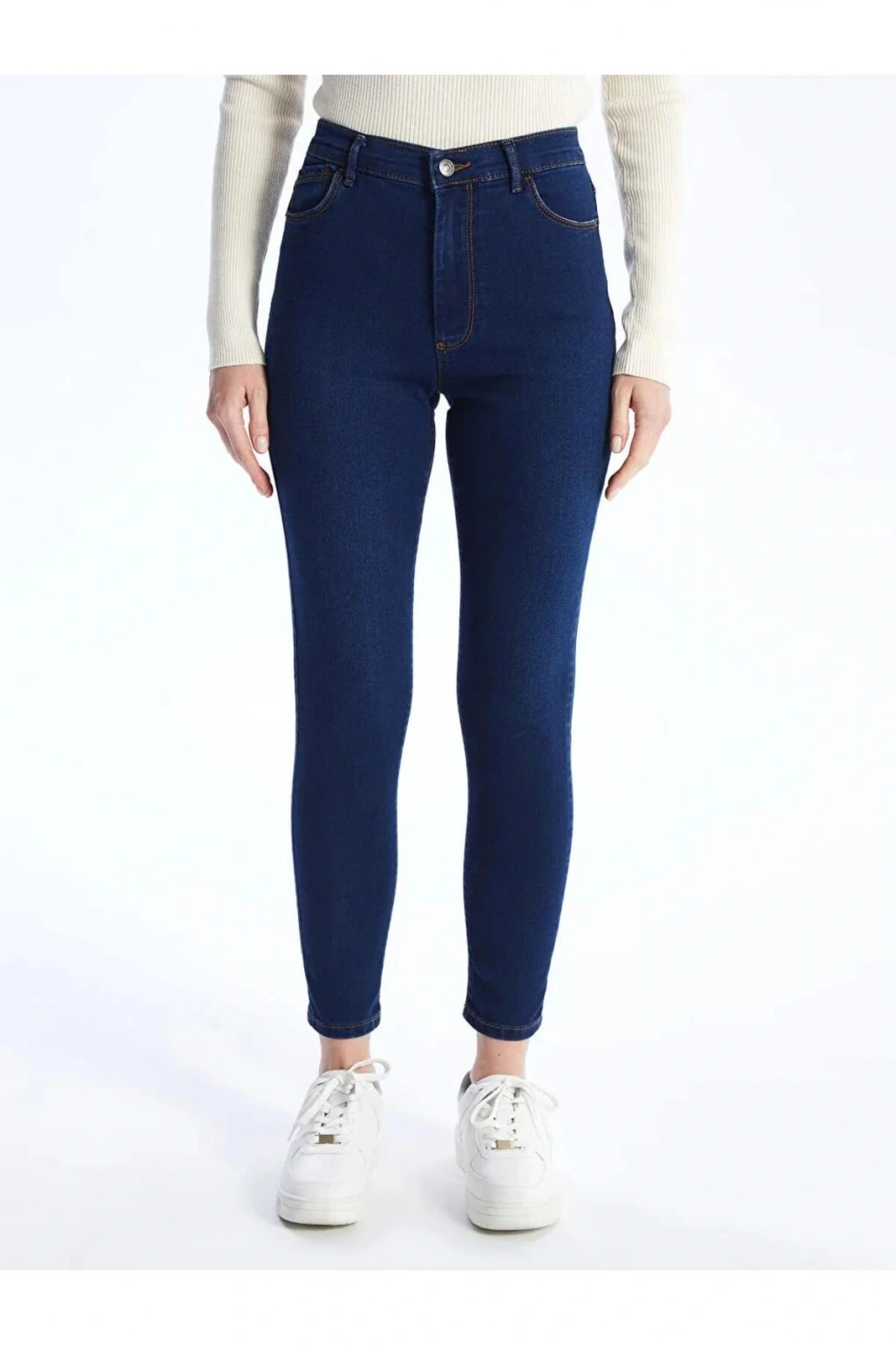 LCWAIKIKI Classic İndigo Slim Fit Kadın Jean Pantolon