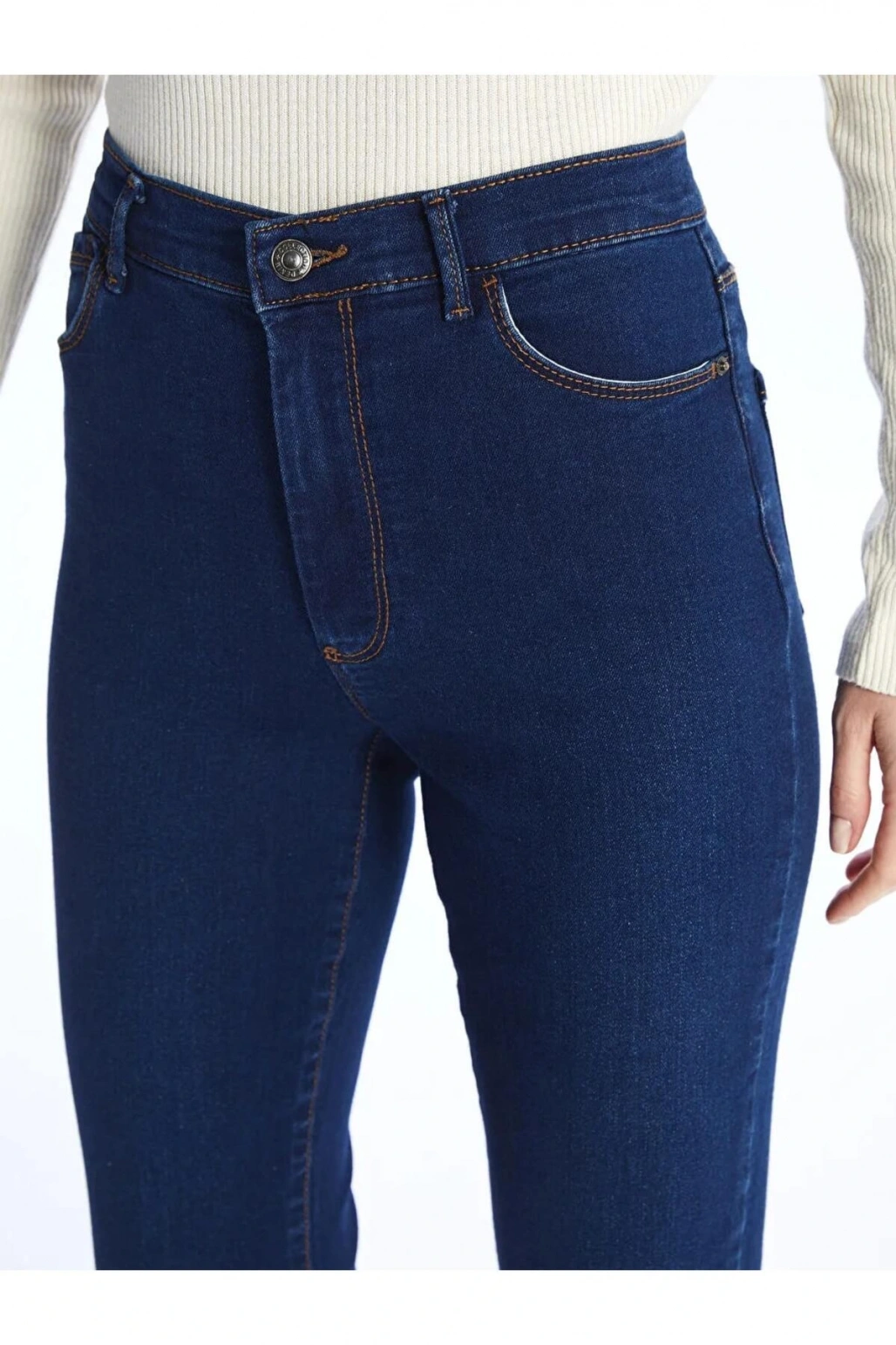 LCWAIKIKI Classic İndigo Slim Fit Kadın Jean Pantolon