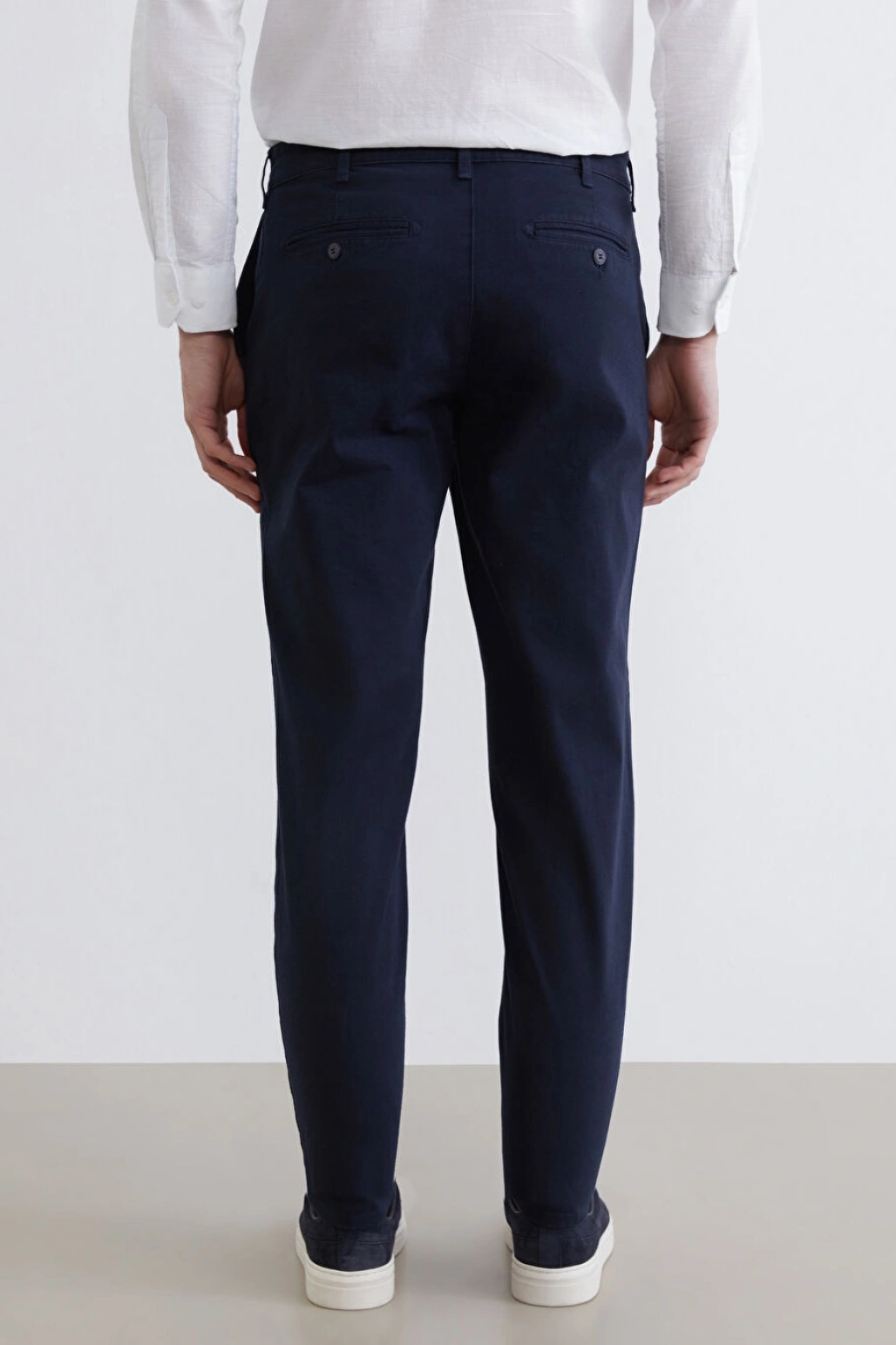 LCWAIKIKI Classic Lacivert Dar Kalıp Erkek Chino Pantolon