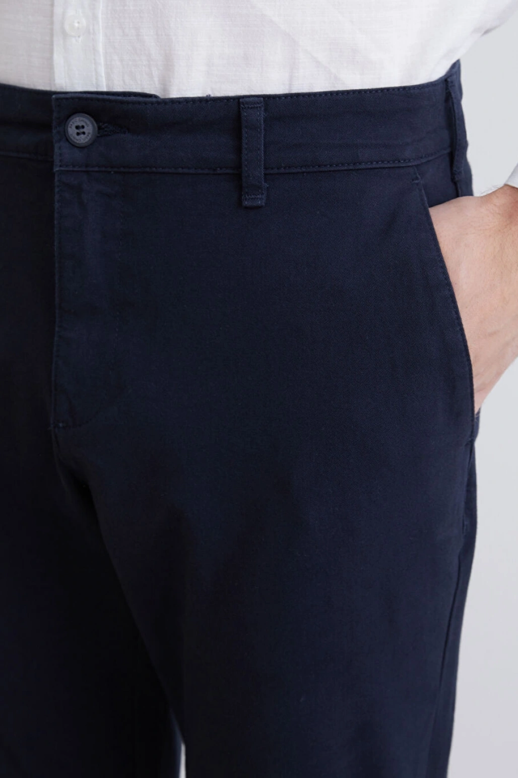 LCWAIKIKI Classic Lacivert Dar Kalıp Erkek Chino Pantolon