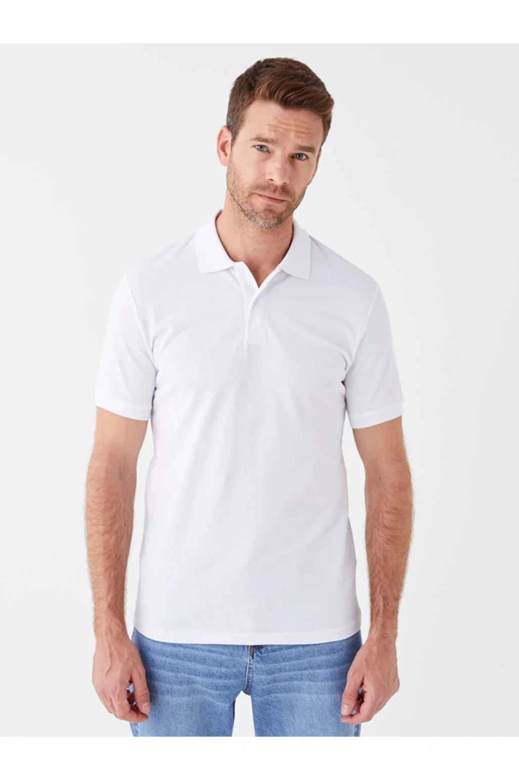 LCWAIKIKI Classic Polo Yaka Kısa Kollu Pike Erkek Tişört