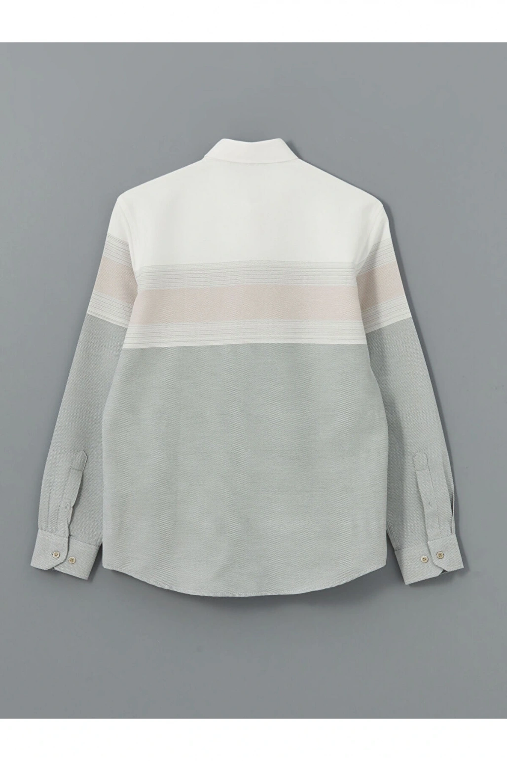 LCWAIKIKI Classic Regular Fit Uzun Kollu Çizgili Erkek Gömlek