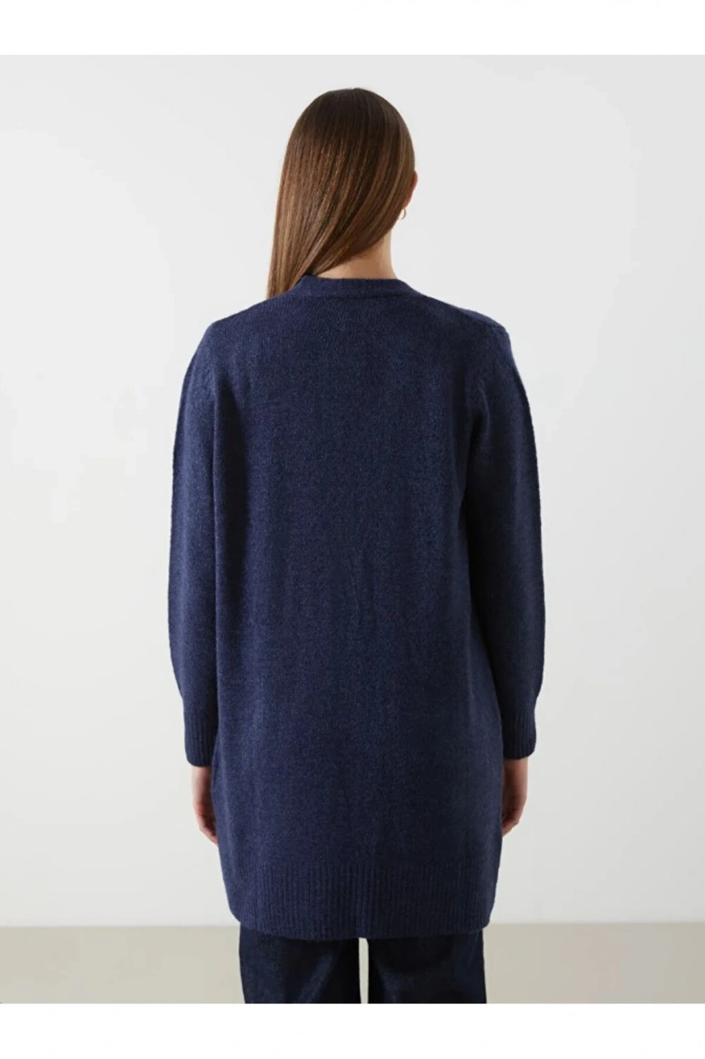 LCWAIKIKI Classic Şal Yaka Kadın Triko Hırka Büyük Beden