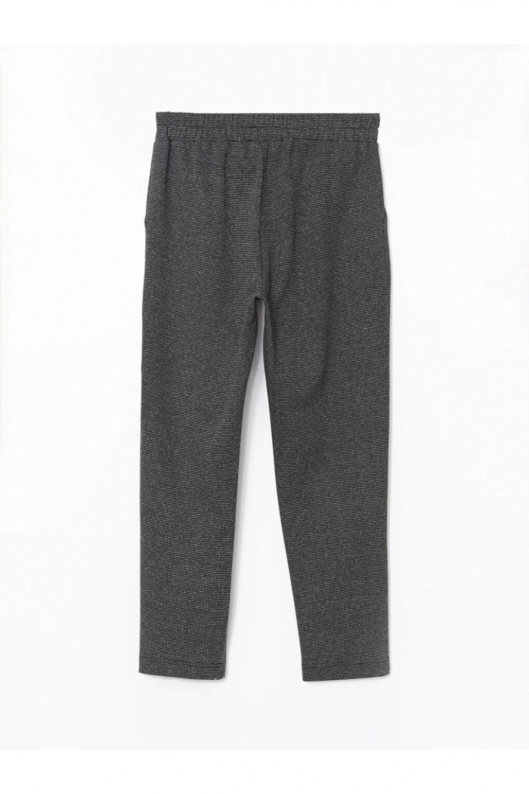 Lcwaıkıkı Classic Siyah Beli Lastikli Ekose Kadın Pantolon