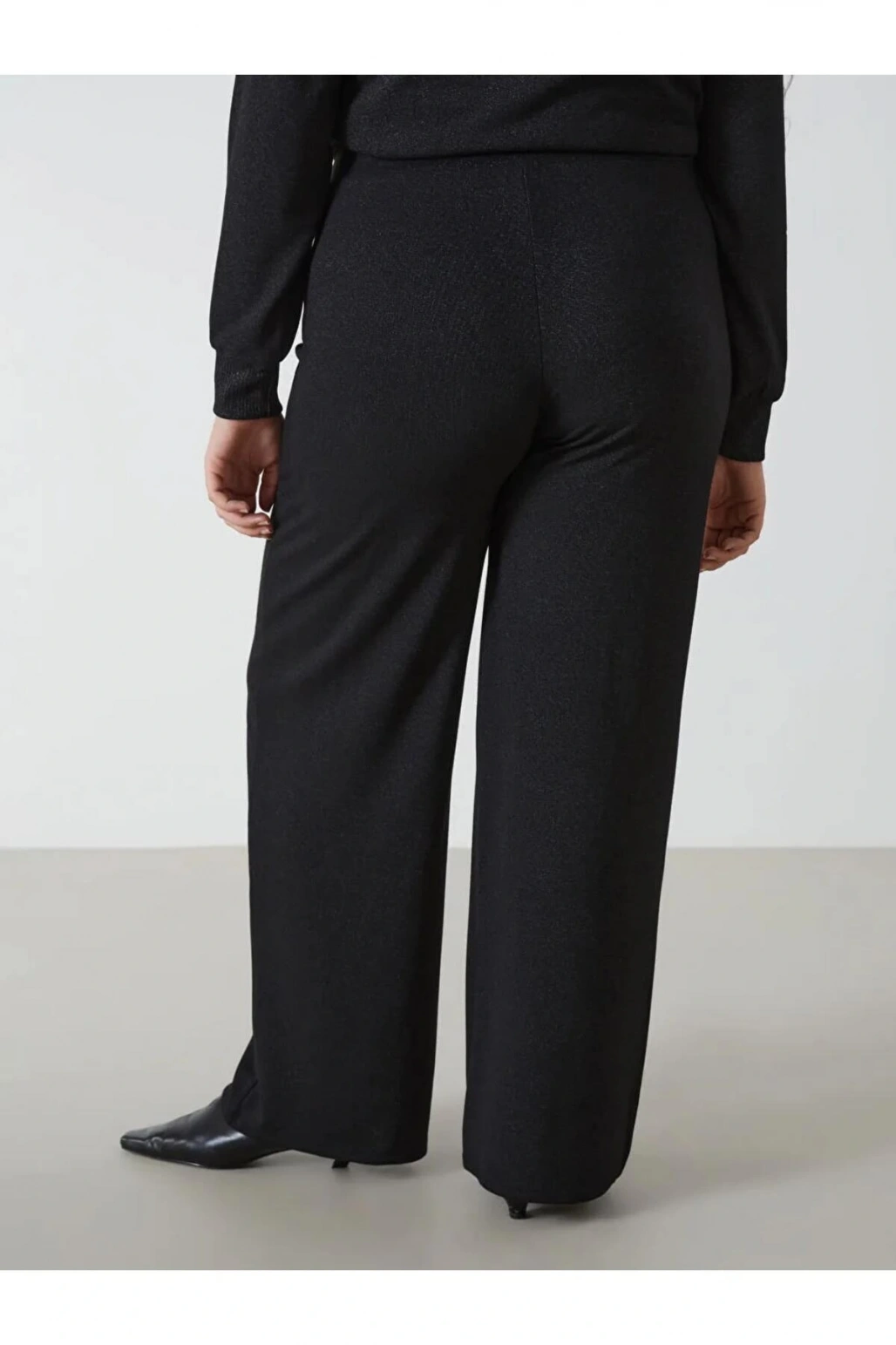 LCWAIKIKI Classic Siyah Beli Lastikli Kadın Eşofman Altı