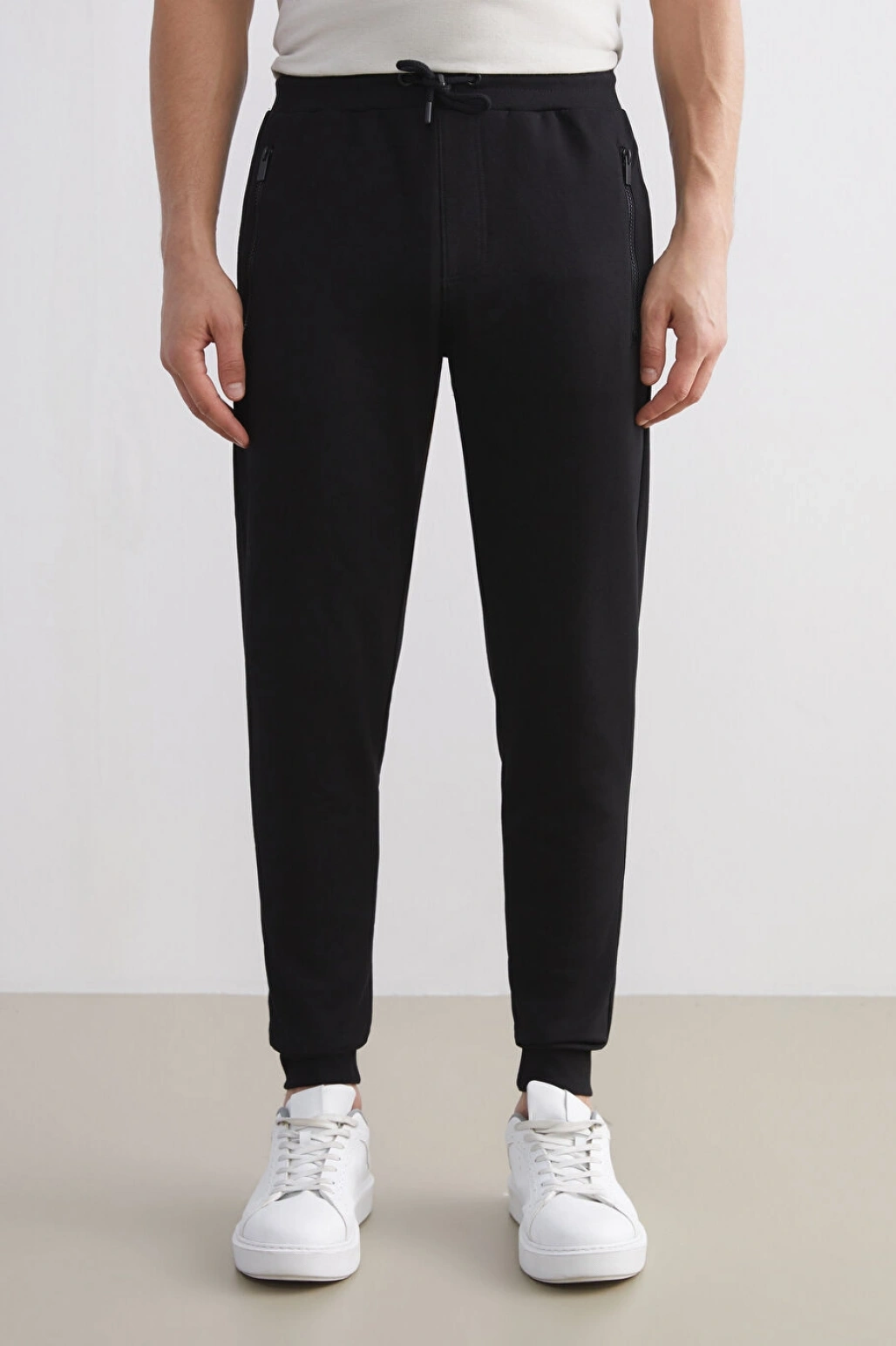 LCWAIKIKI Classic Siyah Büyük Beden Standart Kalıp Erkek Eşofman Altı