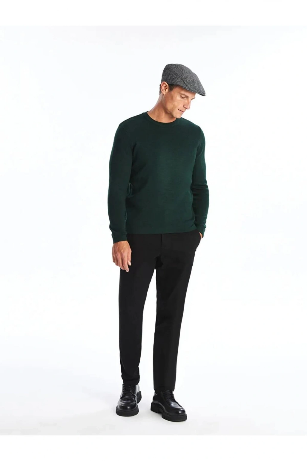 LCWAIKIKI Classic Siyah Dar Kalıp Erkek Chino Pantolon