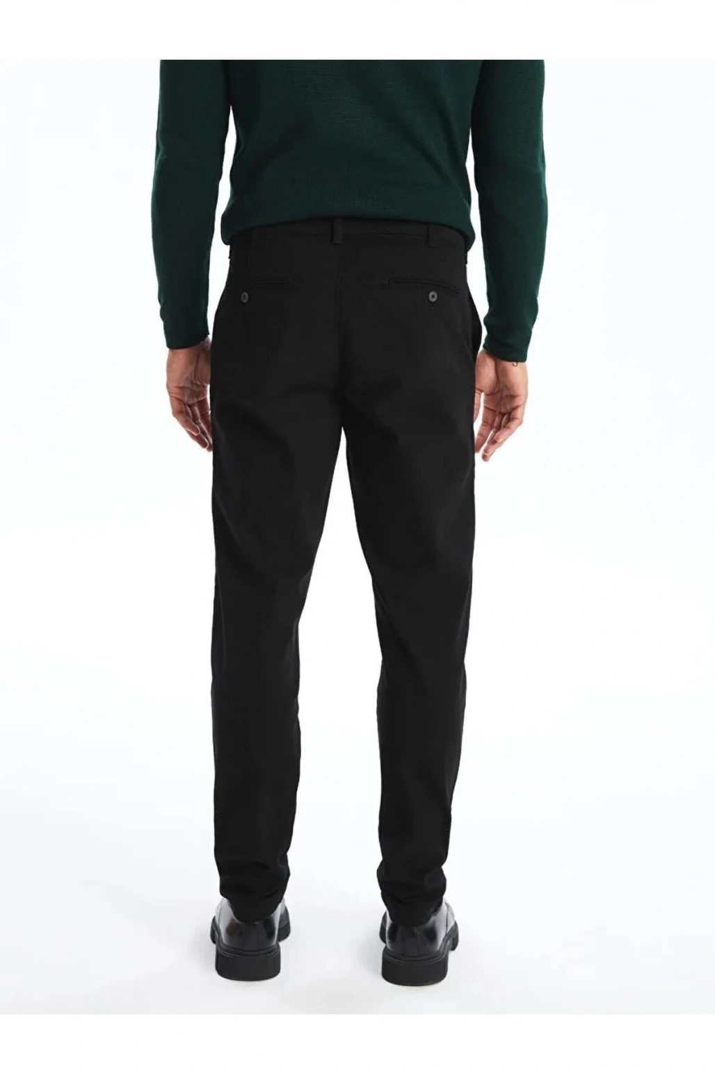 LCWAIKIKI Classic Siyah Dar Kalıp Erkek Chino Pantolon