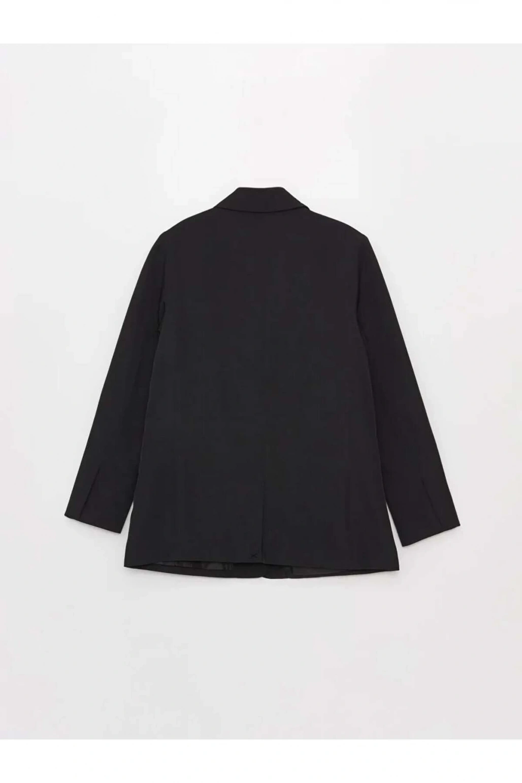 LCWAIKIKI Classic Siyah Krep Kadın Blazer Ceket