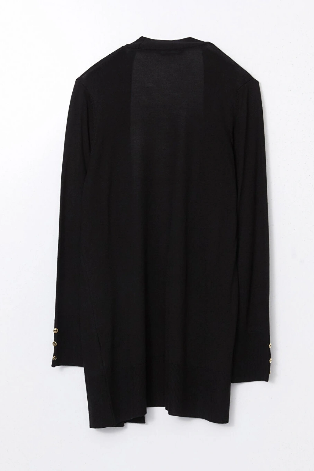 LCWAIKIKI Classic Siyah Şal Yaka Kadın Triko Hırka