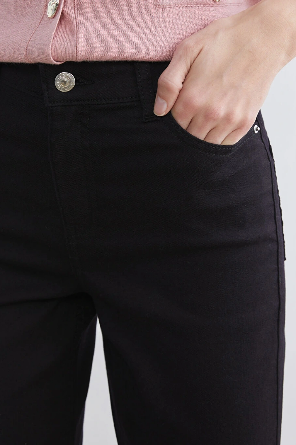 LCWAIKIKI Classic Siyah Slim Fit Kadın Jean Pantolon