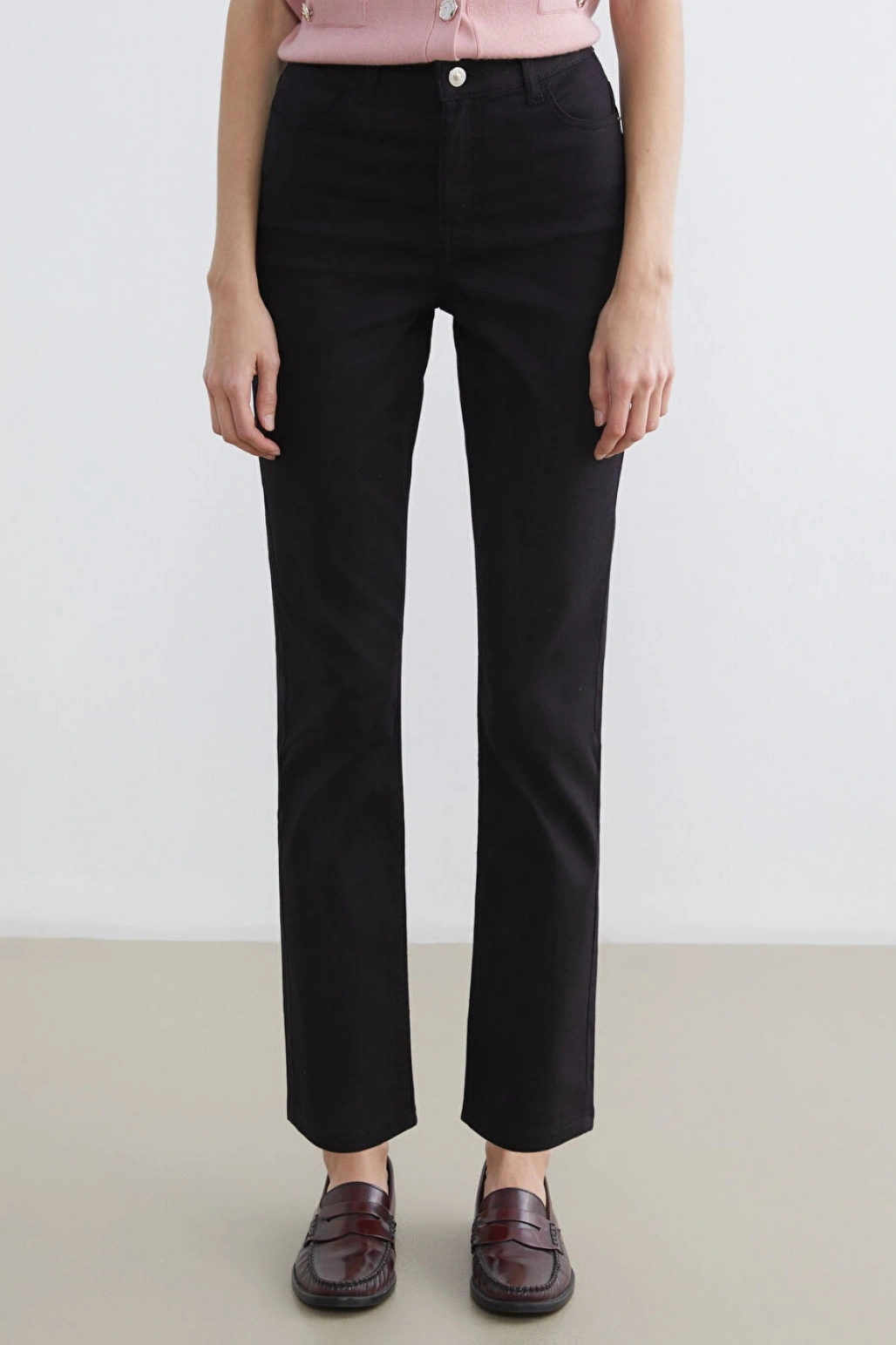 LCWAIKIKI Classic Siyah Slim Fit Kadın Jean Pantolon