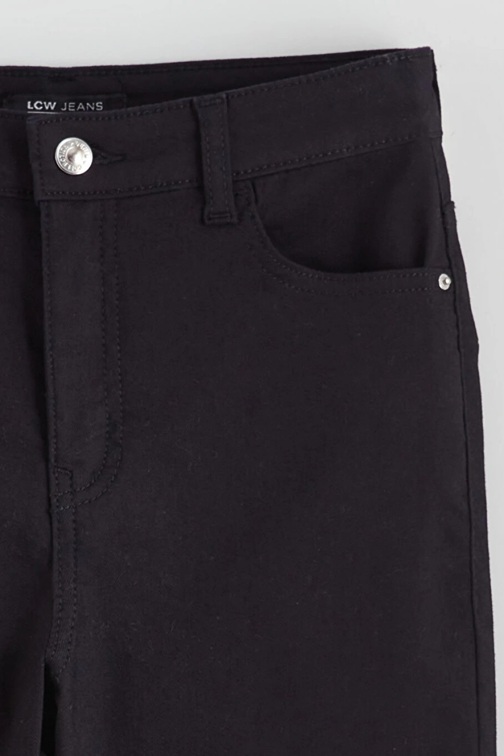 LCWAIKIKI Classic Siyah Slim Fit Kadın Jean Pantolon