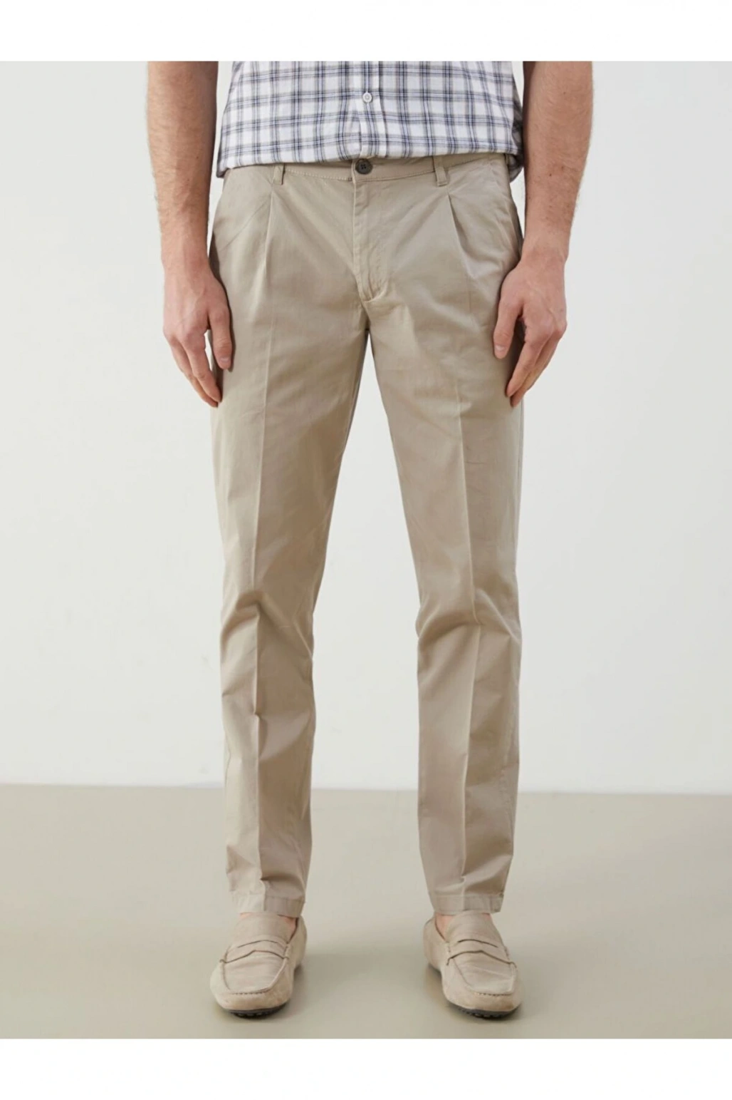 LCWAIKIKI Classic Standart Kalıp Gabardin Erkek Chino Pantolon