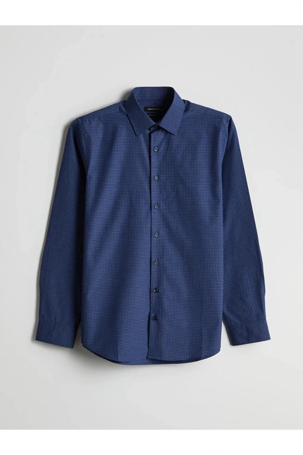 LCWAIKIKI Formal Lacivert Regular Fit Uzun Kollu Poplin Erkek Gömlek