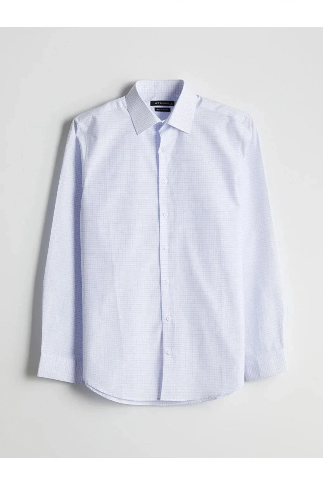 LCWAIKIKI Formal Mavi Regular Fit Uzun Kollu Poplin Erkek Gömlek