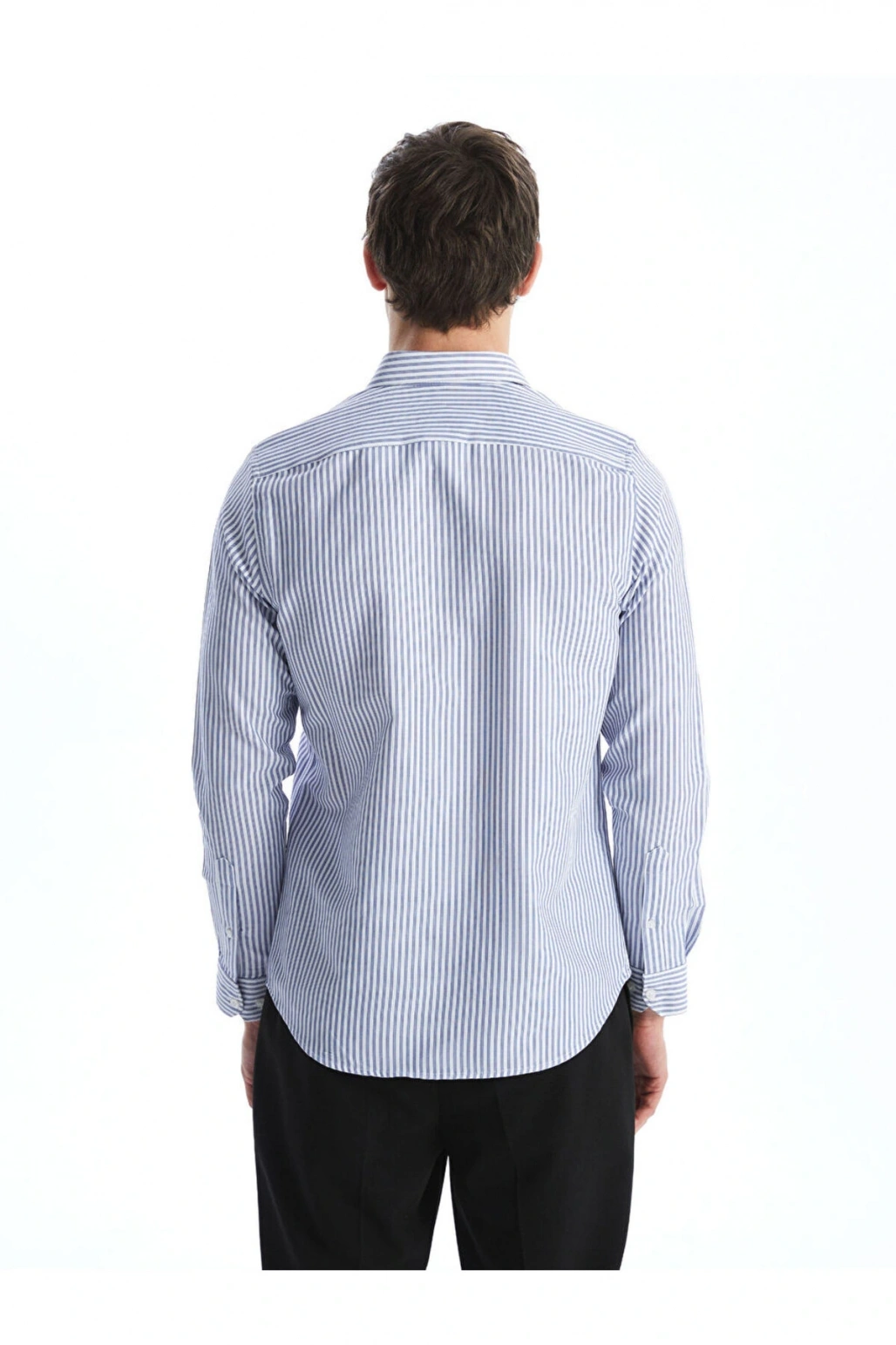 LCWAIKIKI Formal Slim Fit Uzun Kollu Çizgili Erkek Gömlek