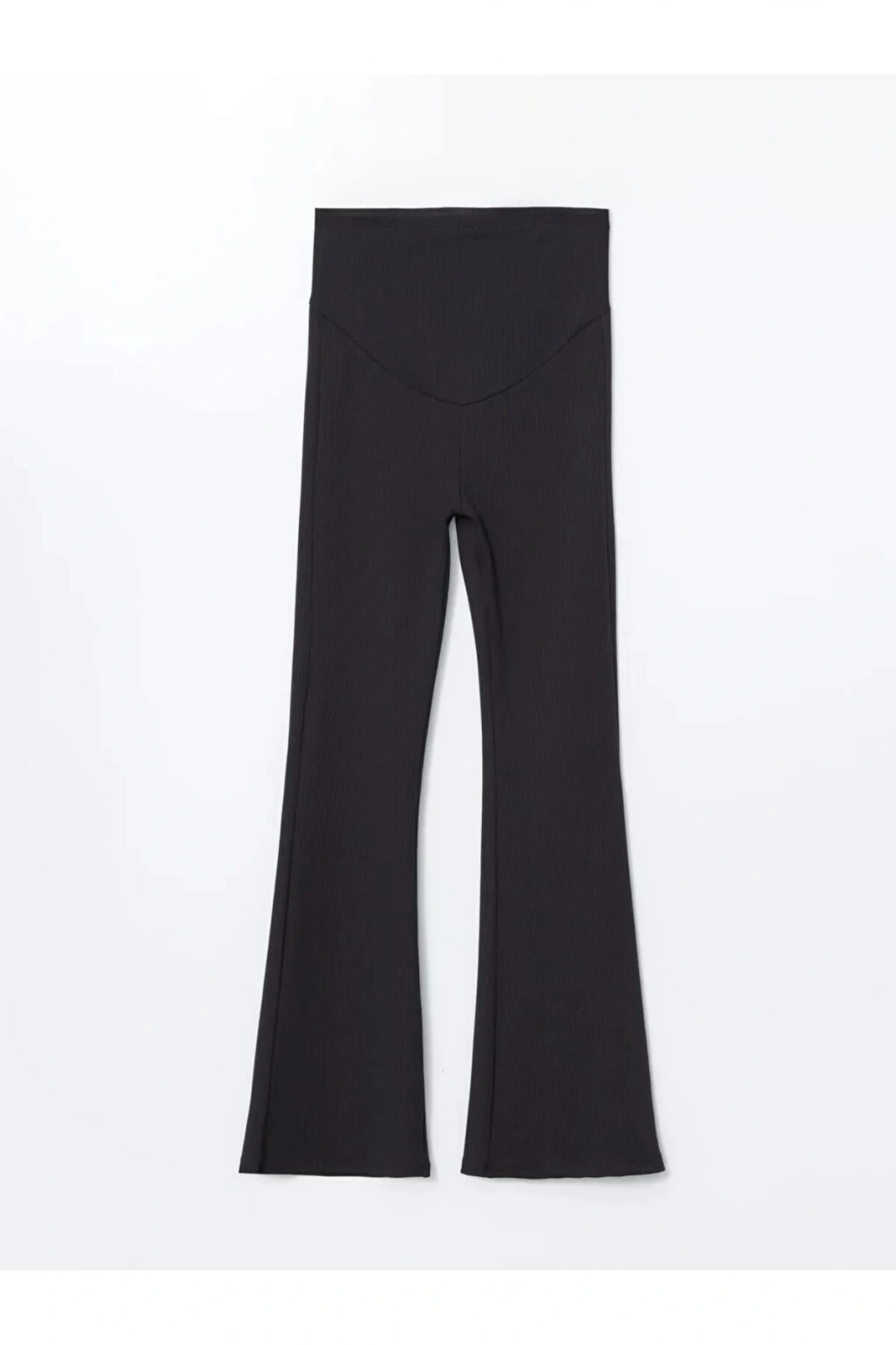 LCWAIKIKI Maternity Siyah Karın Panelli İspanyol Paça Hamile Tayt Pantolon