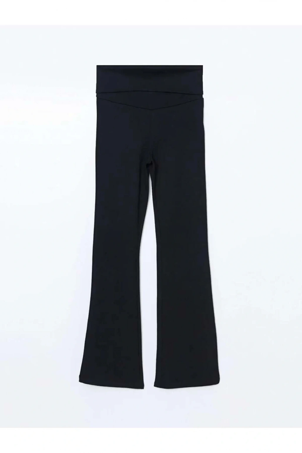 LCWAIKIKI Maternity Siyah Karın Panelli İspanyol Paça Hamile Tayt Pantolon