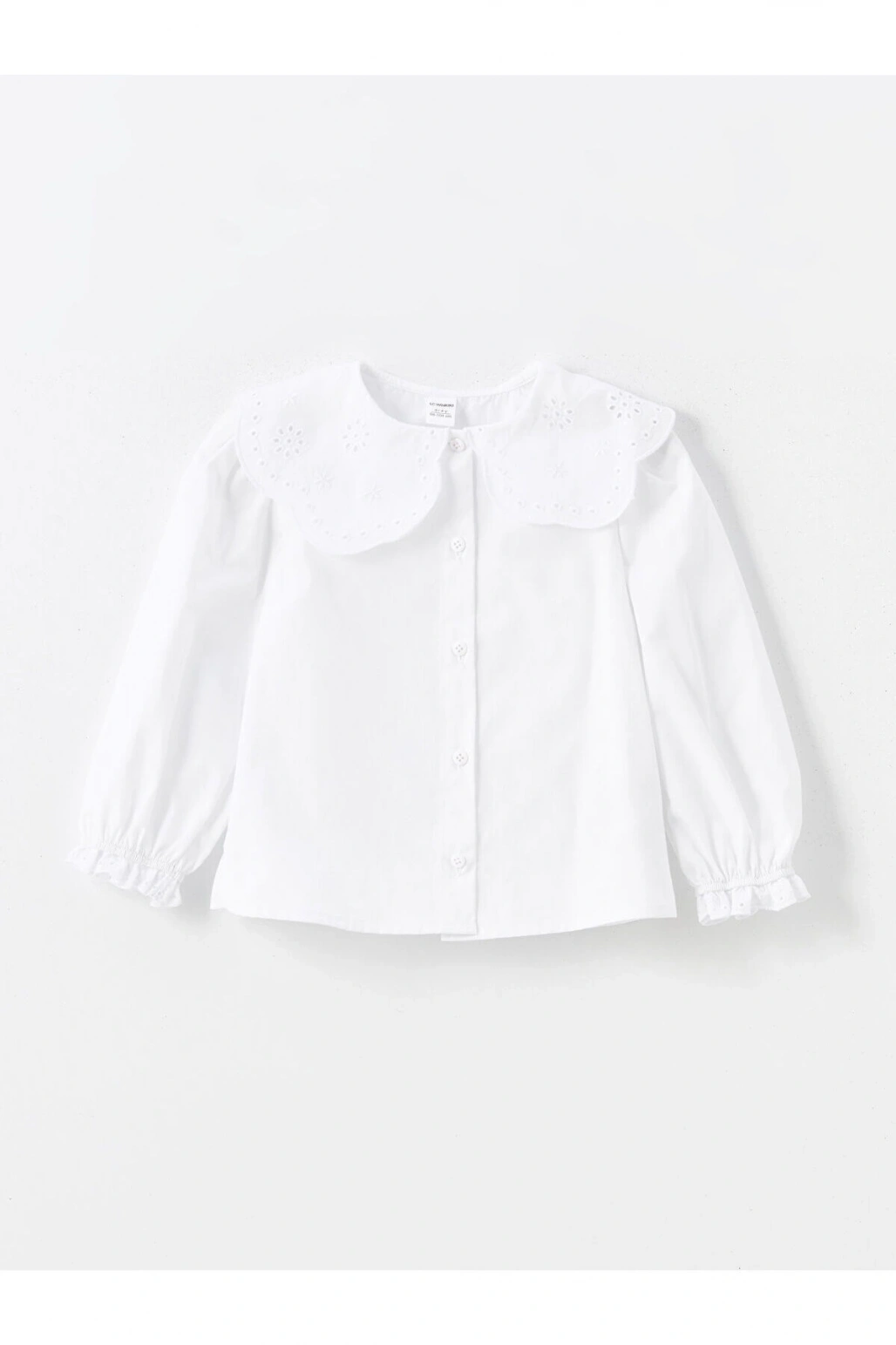 Lcwk Bebe Yaka Uzun Kollu Basic Kız Çocuk Gömlek