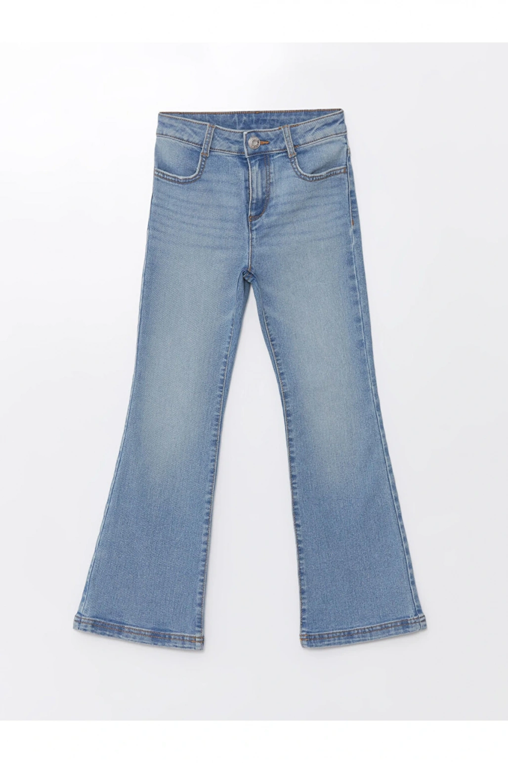 Lcwk Beli Ayarlanabilir Lastikli Kız Çocuk Jean Pantolon