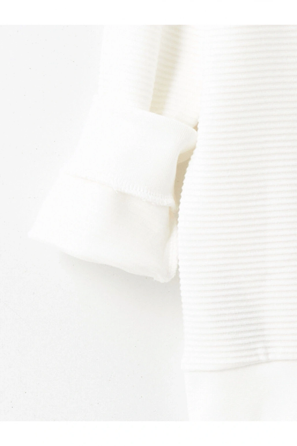 LCWK Bisiklet Yaka Dokulu Erkek Çocuk Sweatshirt