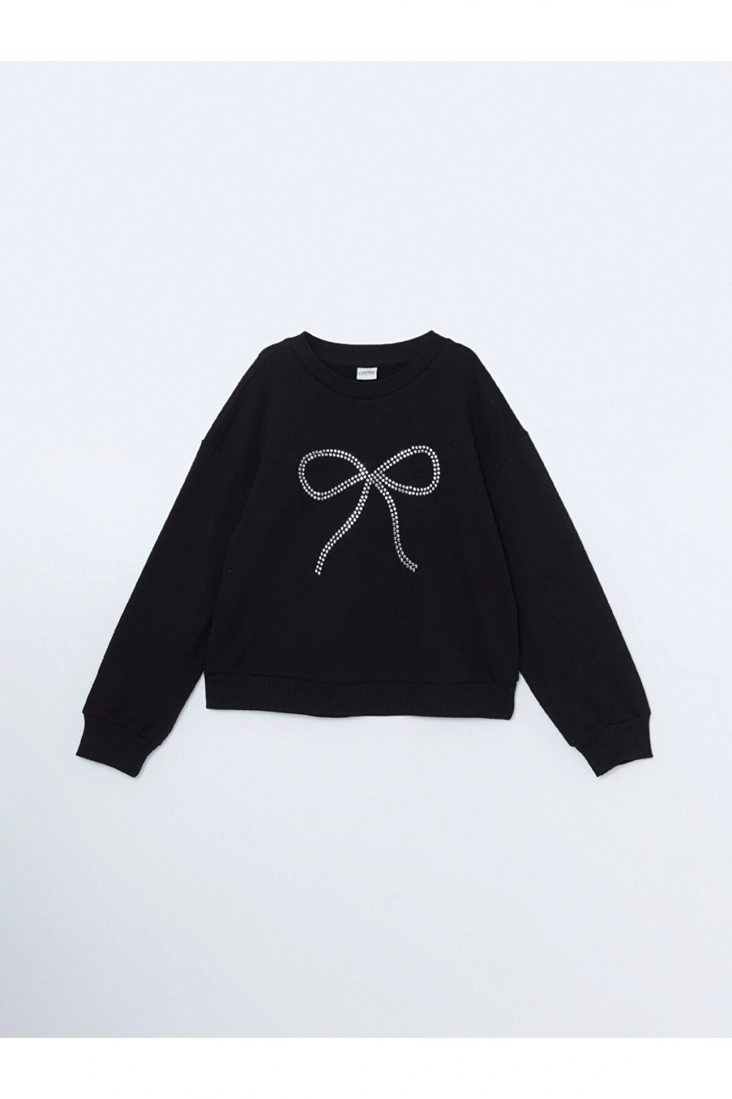 LCWK Bisiklet Yaka Kız Çocuk Sweatshirt