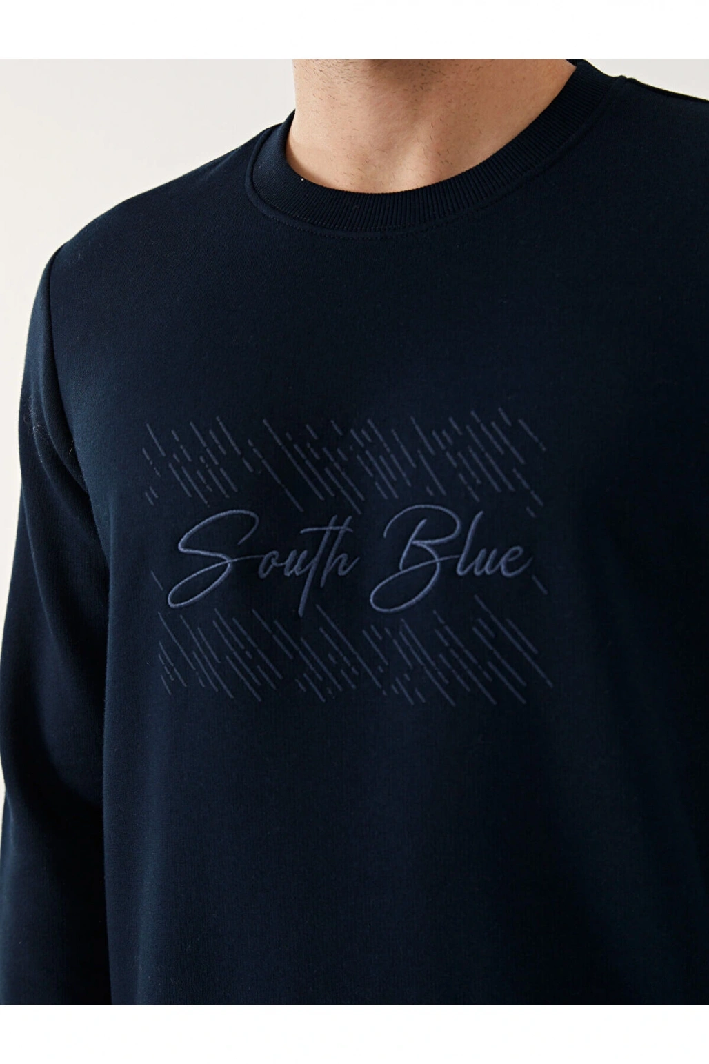 LCW Bisiklet Yaka Uzun Kollu Erkek Sweatshirt