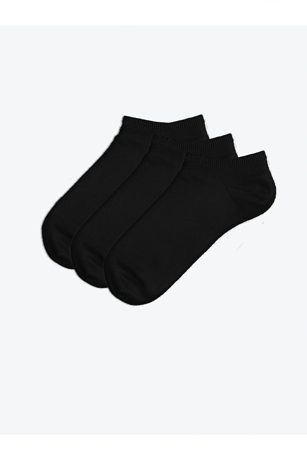 Lcwk Kadın Düz Patik Çorap 3lü Paket
