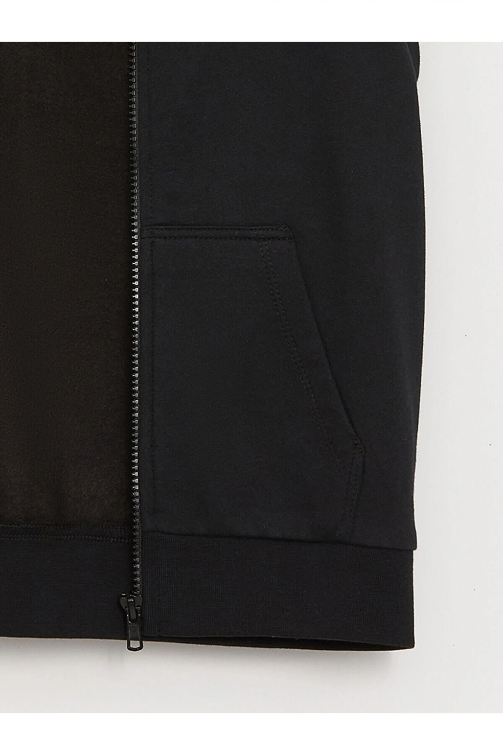 Lcwk Kapüşonlu Baskılı Erkek Çocuk Fermuarlı Yelek