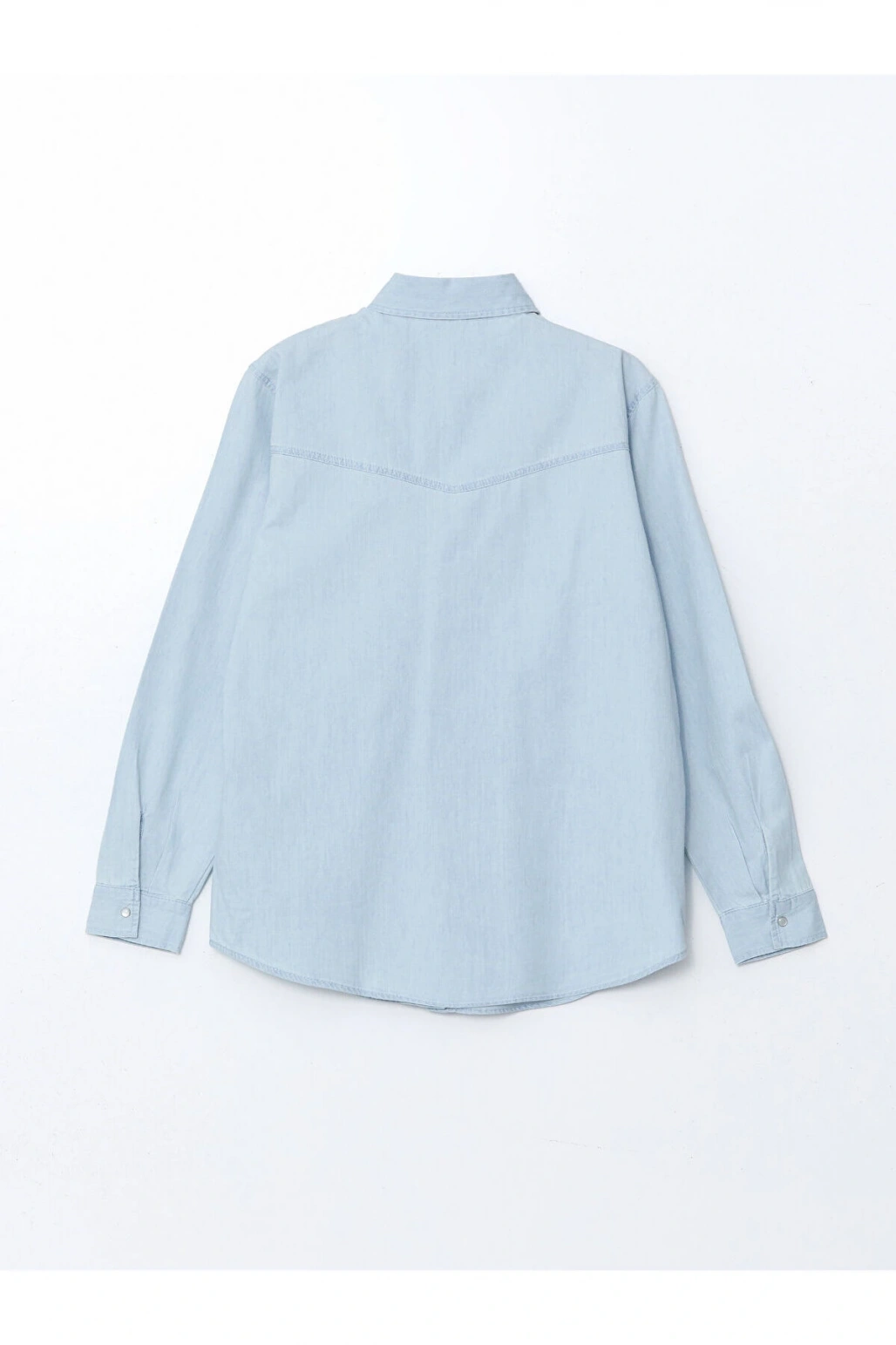 Loose Fit Kadın Jean Gömlek