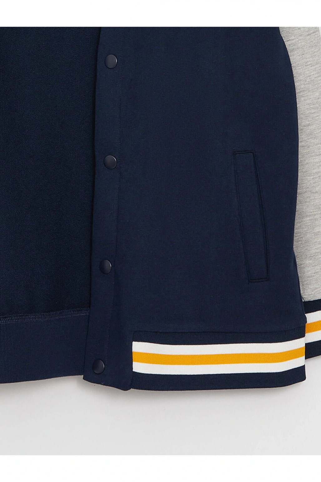Lw - Baskılı Uzun Kollu Erkek Çocuk Kolej Ceket