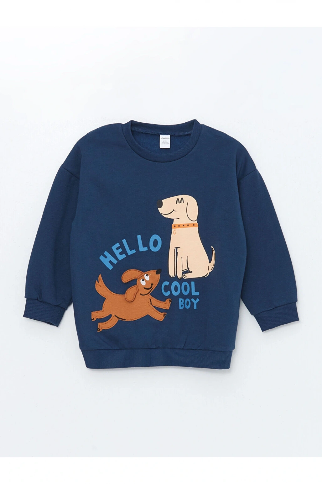 Lw - Bisiklet Yaka Baskılı Erkek Bebek Eşofman Takım