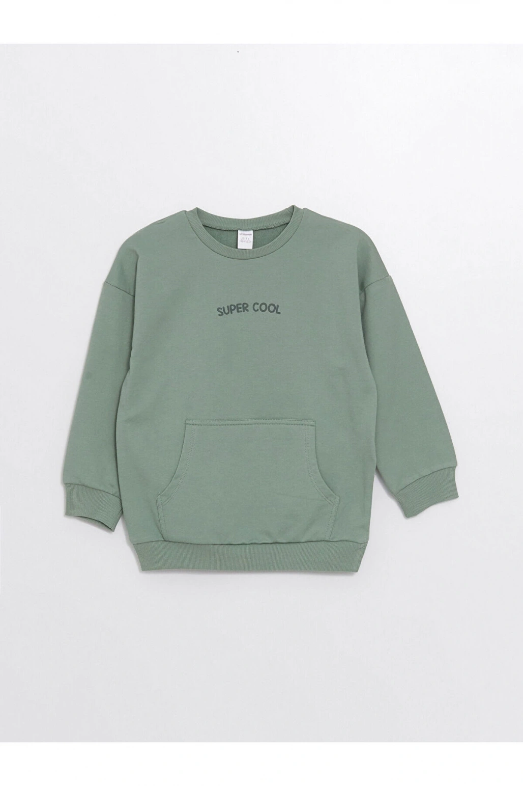 Lw - Bisiklet Yaka Uzun Kollu Basic Erkek Bebek Sweatshirt Ve Eşofman Alt 2li