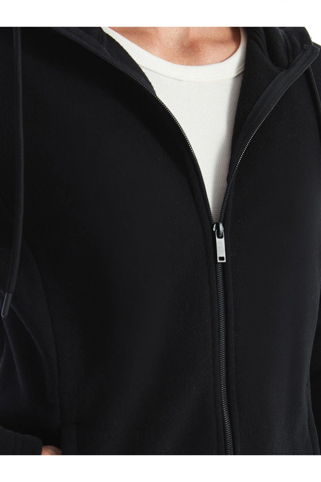 Lw - Kapüşonlu Kadın Fermuarlı Sweatshirt