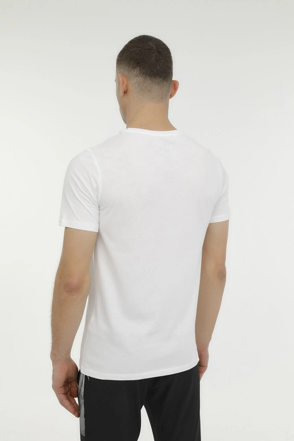 M-SN220 BSC C T-SHIRT 3PR Beyaz Erkek Kısa Kol T-Shirt