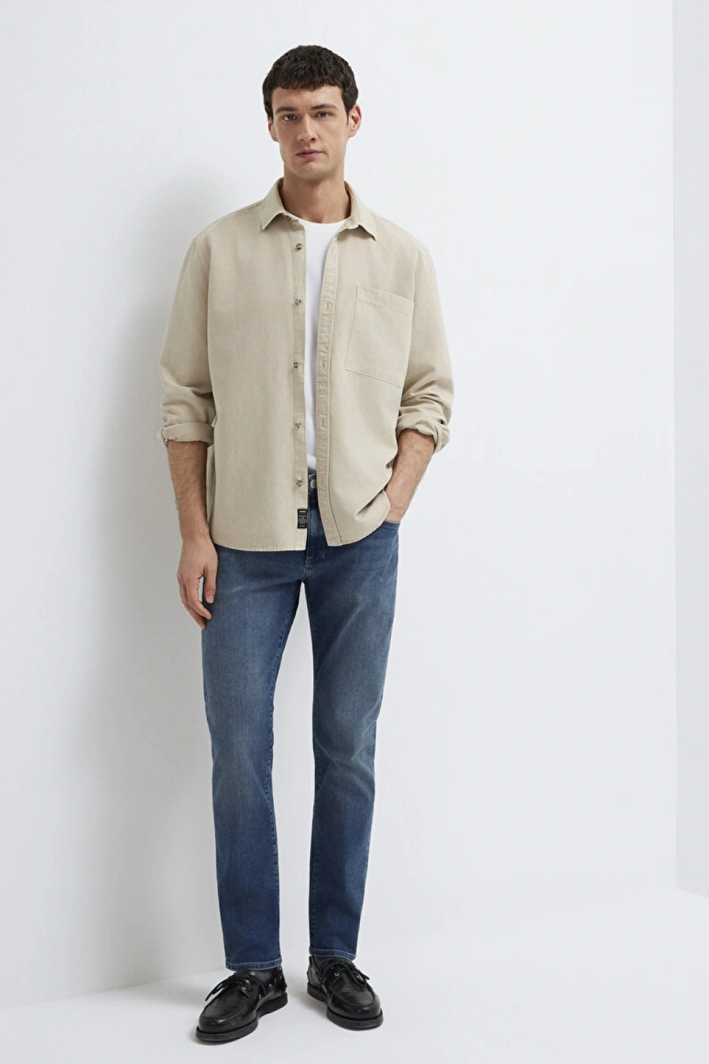 Marcus Premium Blue Vintage Koyu Mavi Jean Pantolon